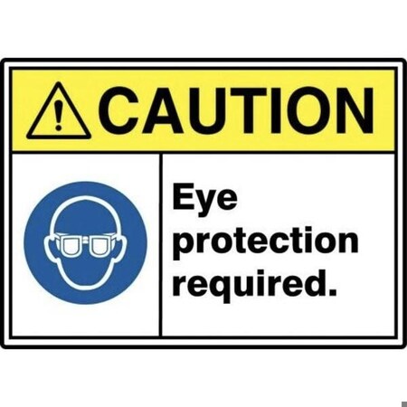 Accuform ANSI ISO CAUTION SAFETY SIGN EYE MRPE643VA MRPE643VA